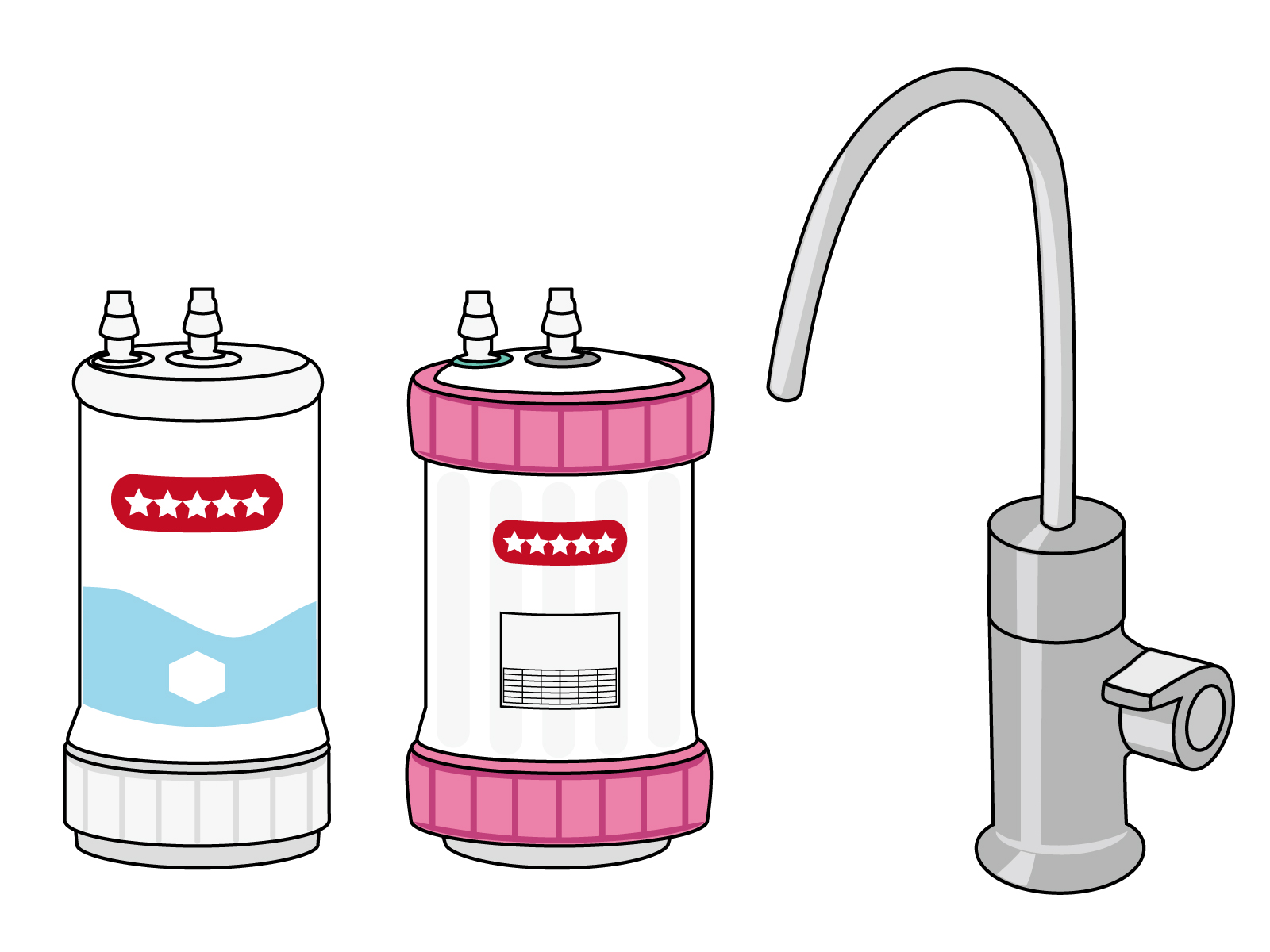 浄水器の水と水道水の保存期間の違い